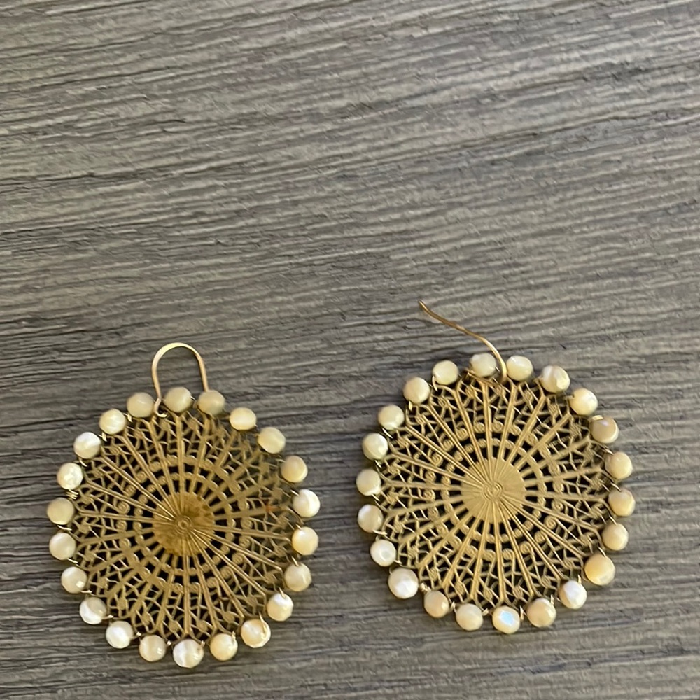 Hanging earrings
